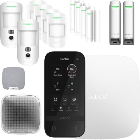 Ajax Kit Allarme Motioncam 16 Pezzi Kit16x Bianco