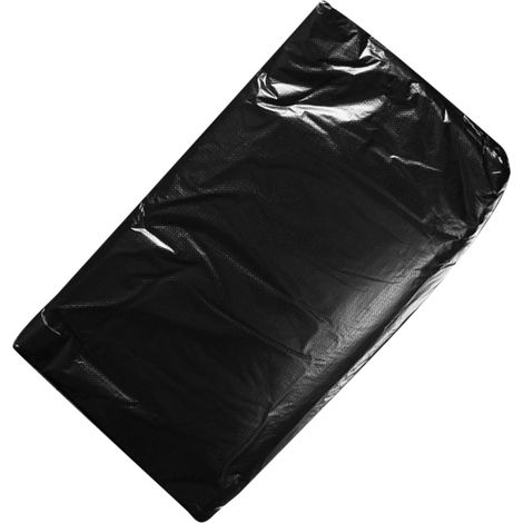 Lot de 50 grands sacs poubelle noirs en plastique recyclables et multi-usages pour la cuisine, le bureau et les chantiers de construction (1/5)