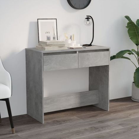 FIMEI Table console Gris béton 89x41x76,5 cm Acier (1/5)