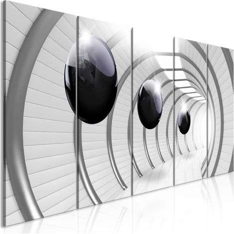 Tableau Imprimé 5 Panneaux "Space Tunnel Narrow" 80 x 200 cm (1/2)