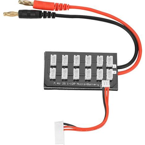 Parallelladeplatine für 7,4-V-2S-LiPo-Akkus mit Balancer-Ladeplatine und JST-pH-Anschluss (1/5)
