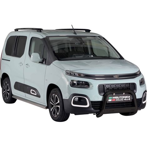 Pare-buffle Avant pour Citroen Berlingo 2018-2026 63 mm en Acier Noir