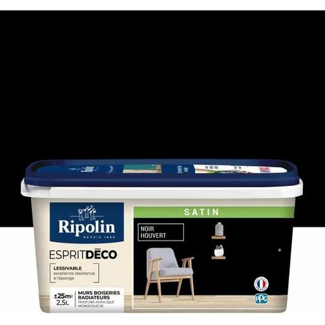 Ripolin Innenfarbe Satin Schwarz 2,5 L