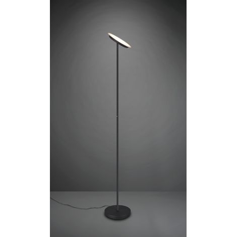 Lampadaire LED dimmable tactile 179 cm noir RL Ponda (1/4)