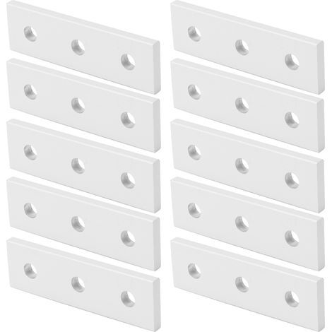 Aluminum profile flat connecting plate vertical connecting plate (sold in sets of ten) 2020-3 holes (1/5)
