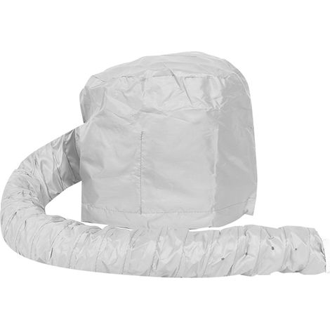 Bonnet séchoir cheveux argenté, chapeau portable pour séchage capillaire, accessoire de sèche-cheveux (1/5)