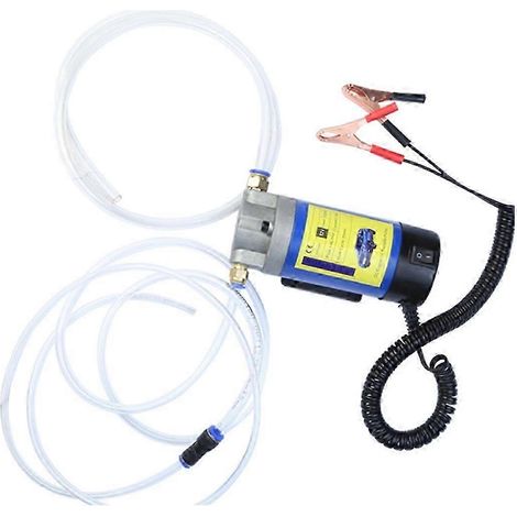 12V elektrische Ölförderpumpe mit Saug- und Ablaufanschluss, Fördermenge 1 bis 4 l/min, kompatibel mit Car-Good Motoren. (1/4)