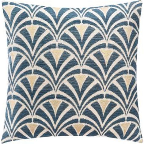 Housse de Coussin "Chen Art" 40x40cm Bleu (1/4)