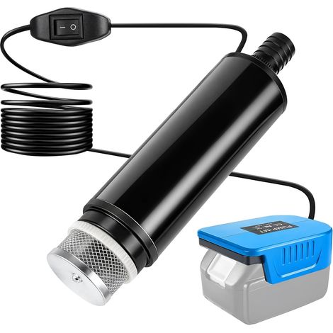 Pompe De Plongée - 1 Unité - Pour Batterie Bosch 18V - Débit 30 L/min - Jardin Piscine Camping - Compacte (1/5)
