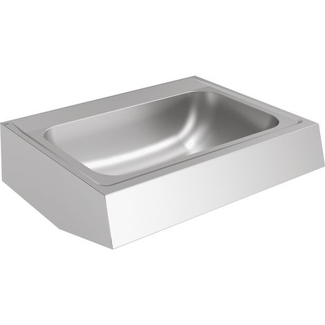 KWC AR Einzelwaschtisch, ANIMA, Edelstahl,  700x170x514 mm, Siebventil