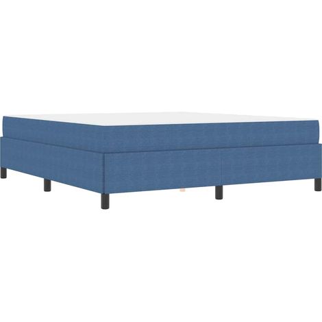 Bed Frame Blue 180 x 200 cm Corduroy fabric vidaXL (1/5)