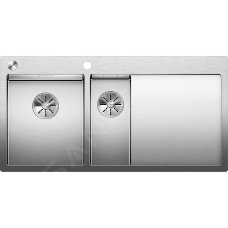 Bassin en acier inoxydable CLARON 6 S-IF gauche (1/5)