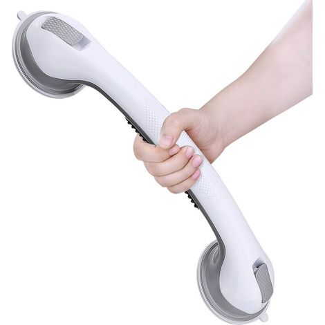 Barre d'appui de salle de bain à ventouses — Poignée de sécurité portable pour personnes handicapées — Aide pour baignoire et douche sans perçage