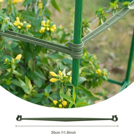 (Vert) Lot de 30 bras de support pour cage à tomates, supports pour plantes, tuteurs de jardin (1/4)