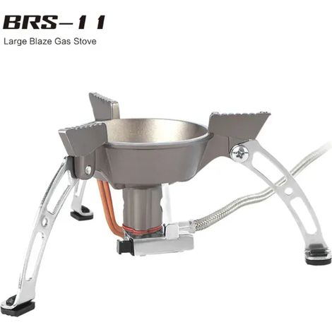 Réchaud de camping BRS-11 Cyclone Furnace, réchaud à gaz portable à compartiments séparés pour économies de gaz, réchaud de cuisine portable (1/4)