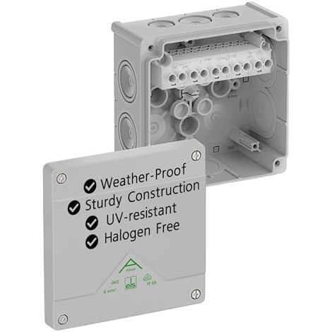 Spelsberg 80642001 Caja de derivación gris IP66 127x70 mm