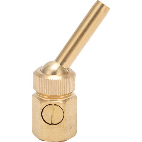 Buse de fontaine filetée femelle en laiton réglable, tête d'arrosage avec vanne pour bassin, 1/2 20mm (1/5)