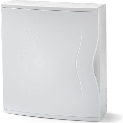 FAMATEL – Armadio Nuova Superficie  IP40  24 Elementi  351 x 305 x 112 mm  Porta Opaca  Grigio, Bianco (1/2)