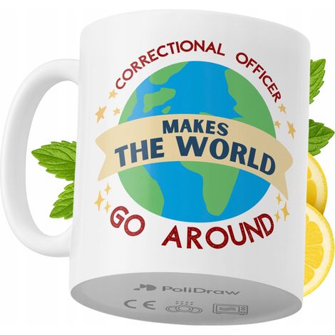 Lustige Tasse für Justizvollzugsbeamte – Kaffee- oder Teetasse mit witzigem Textdesign – ideal für Geburtstage, Namenstage, Feiertage und besondere Anlässe. Hochwertige Tasse für Zuhause, Büro und Arb