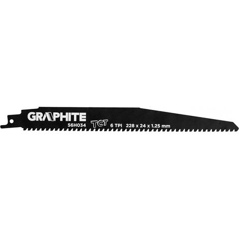 Hoja de sierra Graphite 56h034 228 mm 6 dientes por pulg