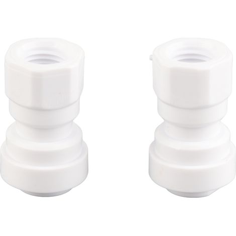 Schnellverschluss-Kugelkupplungen für Cornelius-Fässer, 1/4"-MFL-Gewinde, 3/8"-PE, Einweg-Gas-/Flüssigkeitsanschluss, Kunststoff, 5,5 x 6,5 cm (1/5)