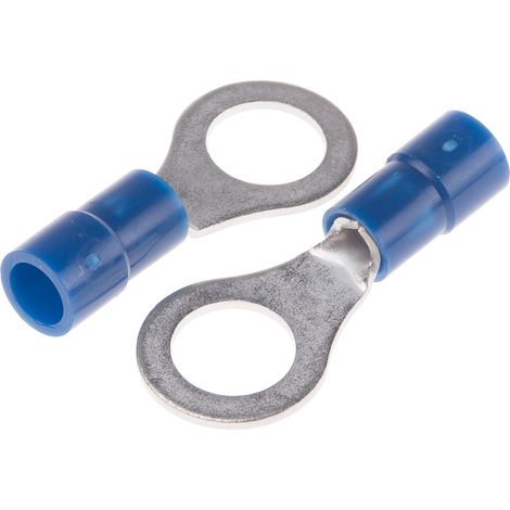Cosses à œillet RS PRO, Isolé, Bleu, 1.5mm², M7