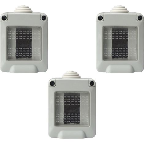 gloca Custodie Esterne Contenitori Idrobox Compatibili Serie Plana (1P IP55, 3 UNITÀ) (1/4)