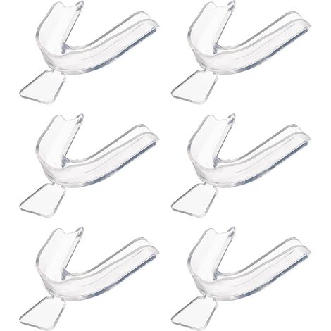 6 Pièces Gouttiere Dentaire, Protecteurs Buccaux, Protege Dent protection, Améliore La Qualité Du Sommeil (1/5)