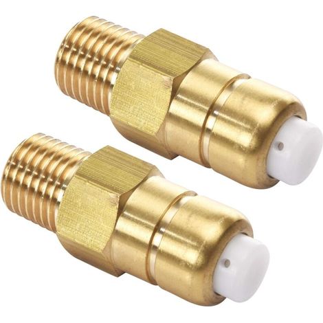 A （4×1×1cm） Lot de 2 soupapes de décharge thermique pour pompe de nettoyeur haute pression 1/4" NPT