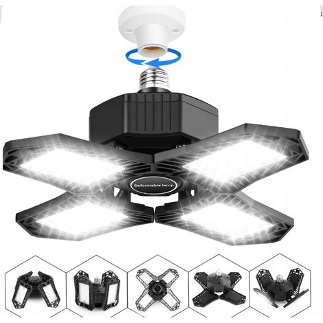 Lámpara de trabajo de techo extensible para garaje, taller, A+ 60W Led (1/5)