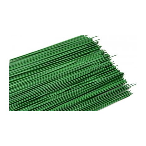 Alambre floral, verde, diámetro 0,8 mm, 1 kg