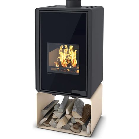 Pôele à bois PENTAI DELUXE plusieurs couleurs - Couleur: Crème