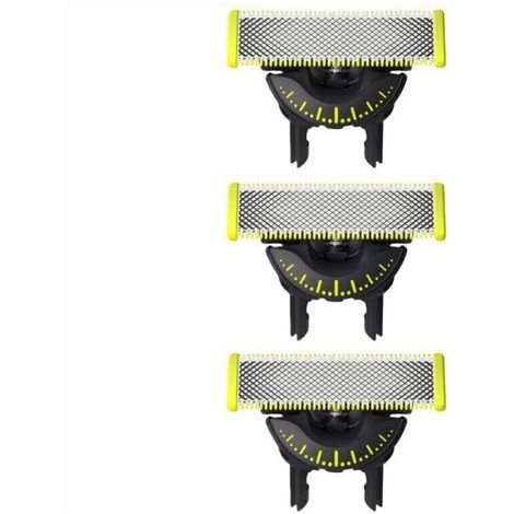OneBlade 360 lames, pour tous les modèles OneBlade et OneBlade Pro, 3 pièces (modèle QP430/60),Rasoir QP2520 - Tête de rasage à petite lame en T - QP2523 - QP2630 - Série 6510 - Accessoire de rechange (1/4)