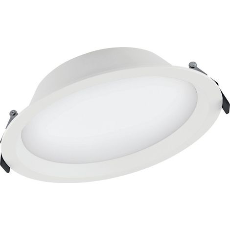 LEDVANCE 4058075091535 Spot encastrable DL ALU DN200 25W/6500K WT IP44 2370lm 50000h