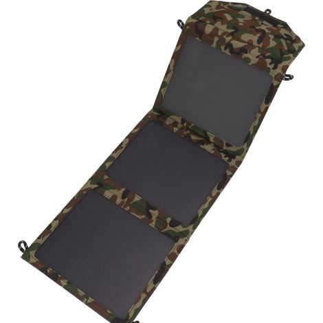 Faltbares Solarpanel mit zwei USB-Anschlüssen, leichtes 30-W-tragbares Solarladegerät für das Auto, 12 V (1/5)