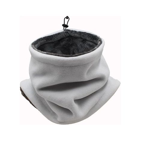 Tour de cou unisexe, bonnet d'hiver, tour de cou pour homme, coupe-vent, élastique, épais, doux, doublé polaire, respirant, idéal pour la moto, le vélo, le ski, la randonnée et la course à pied, taill (1/5)