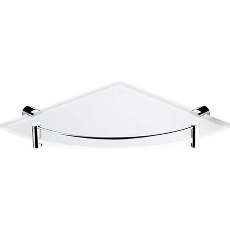 Nimco Bormo - Eckablage, mattes Glas/Chrom BR 11091RBX-26