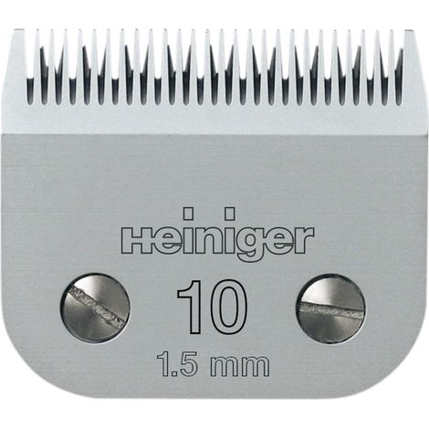 Tête de coupe N°10 Saphir Heiniger – Compatible tondeuses clip system – Hauteur de coupe 1,5 mm – Acier haute qualité pour durabilité – Ukal (1/3)