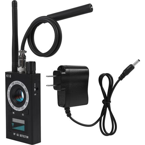 Détecteur de signal RF sans fil multifonction portable mini caméra espion traqueur 110-240V prise US (1/5)