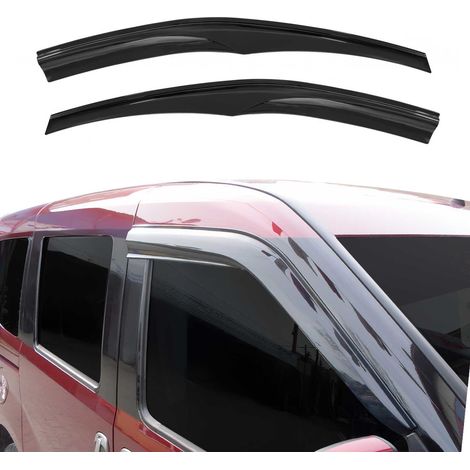 Déflecteurs De Vent Pluie d'air Compatible avec Ford Tourneo Courier 2014-2023 Acryl 2Pcs