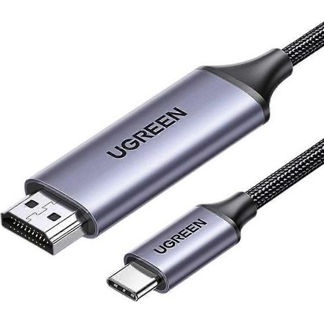 Câble adaptateur UGREEN MM142 50571 USB-C vers HDMI, convertisseur vidéo 4K 60 Hz pour téléphone, ordinateur et TV (1/5)