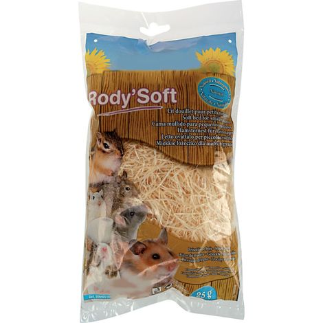 Lit douillet pour hamster, fibre épicéa, sachet de 25 gr - animallparadise (1/4)