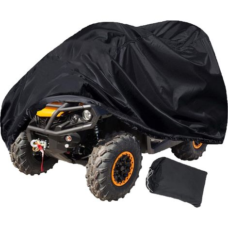 Housse Protection VTT 420D Imperméable, Couvre 4 Roues, Neige/Pluie/Soleil
