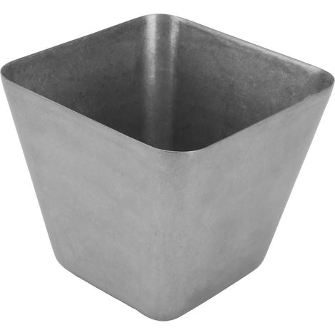 Assiette à sauce rétro carrée 19oz en inox, bol alimentaire robuste pour restaurant et maison, plat à condiments multi-usage (1/5)
