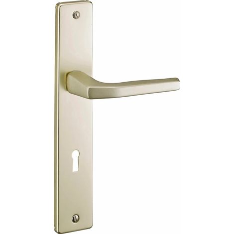 THIRARD - Poignée de porte Picardie trou de clé, l carré 8 mm x 72 mm