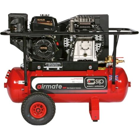 SIP ISKP7/50 Industrial Petrol Compressor - L120 x W80 x H97 cm