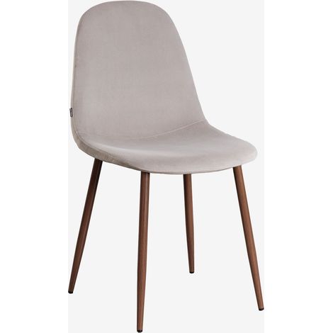 Sedia da pranzo imbottita Glamm SKLUM Legno scuro