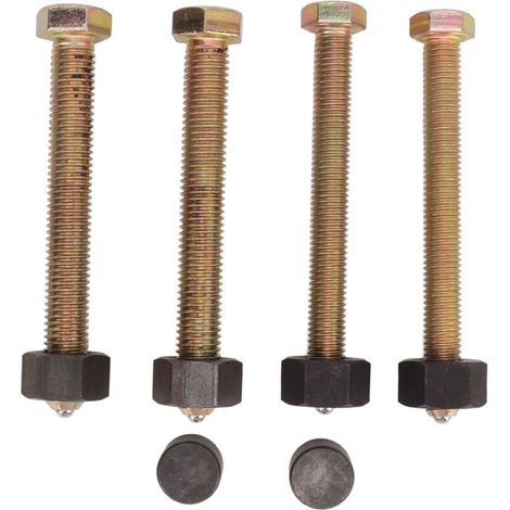 Jeffergarden Kit de boulons de démontage de moyeu de roue résistant aux chocs 78834 outil de roulement de moyeu de roue avec boulons et écrous M14 M12 pour voitures, camions, fourgonnettes et camping- (1/5)