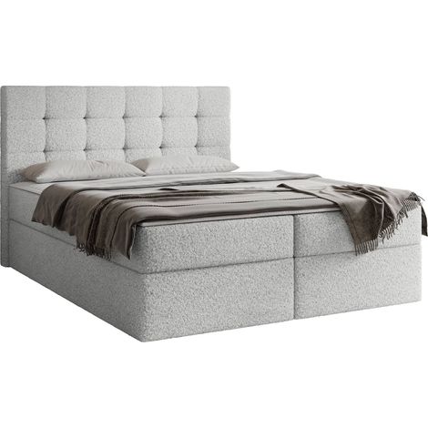 Cama continental Comfivo Osculum I, Lambi 11, Continental, Doble, 140x200, Tapiz, Somieres, 143x206x112cm (1/5)