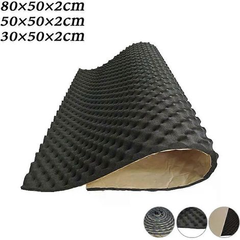 Tapis insonorisant en mousse pour voiture, isolation phonique, atténuation acoustique, réduction du bruit du moteur, pour intérieur et extérieur de véhicule - JXLGV (1/4)